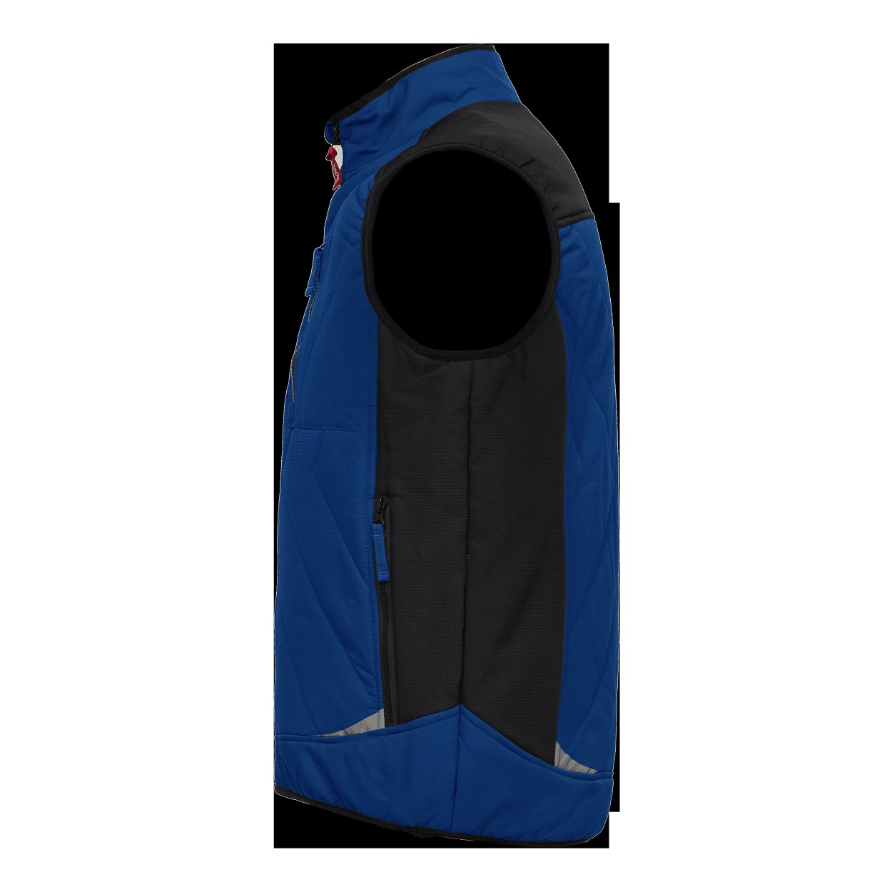 ENGEL Galaxy Stepp-Winterweste in Surfer Blue/Schwarz, Größe XS