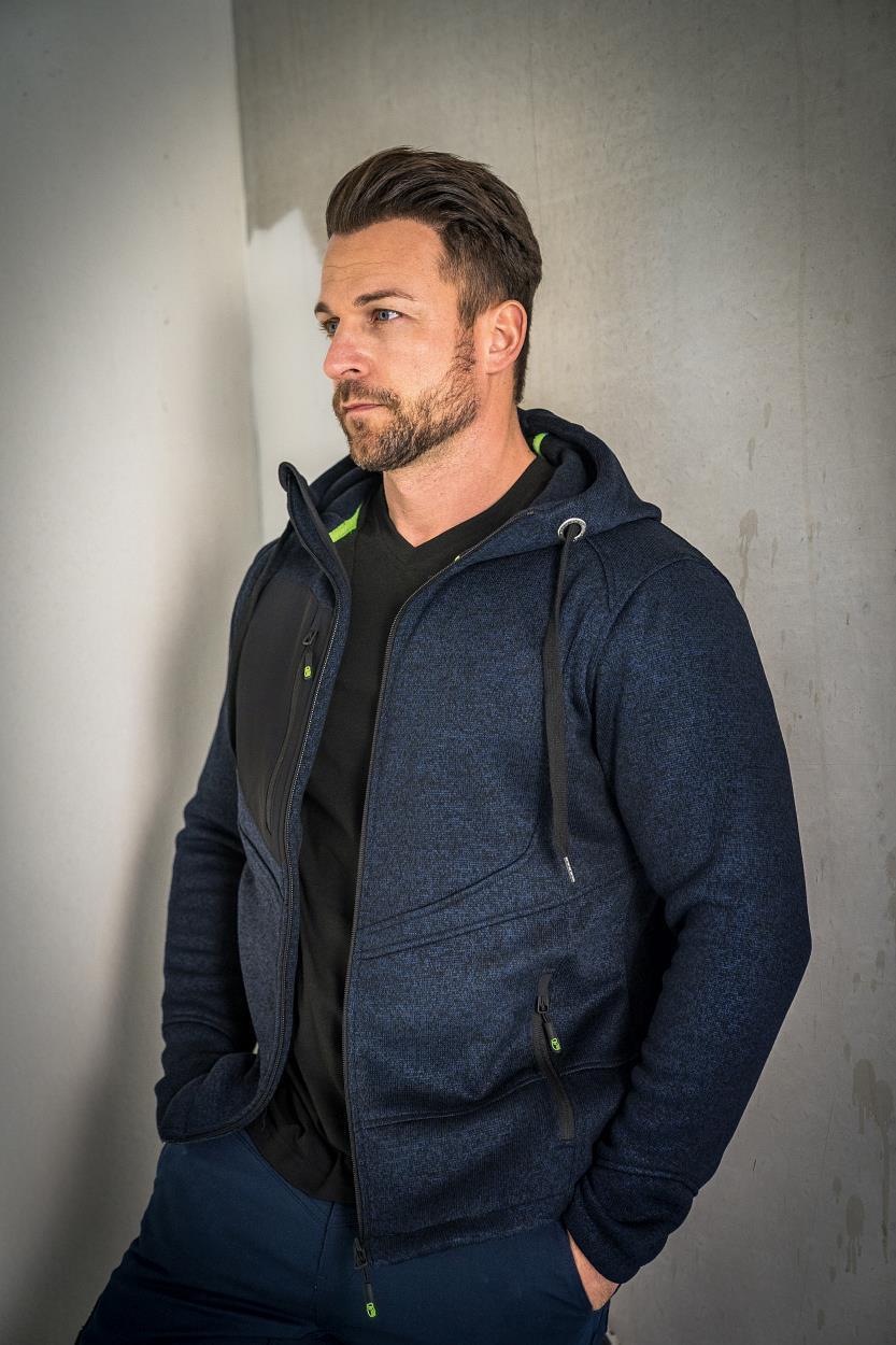 Strickjacke Casual Line Unisex Marine CASTJ, Gr. 2XL von Leibwächter