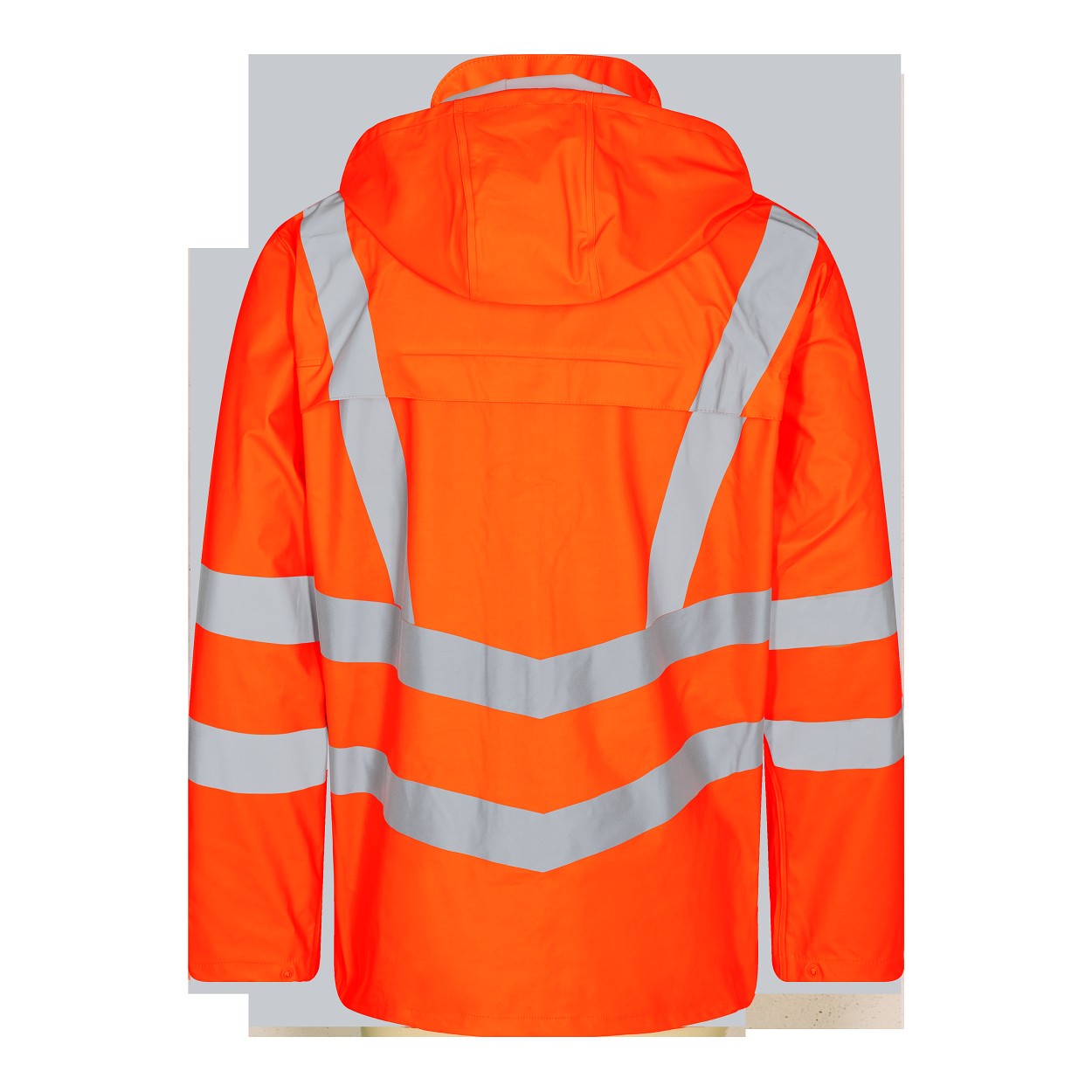 ENGEL Safety Regenjacke in Hi-vis Orange, Größe XS