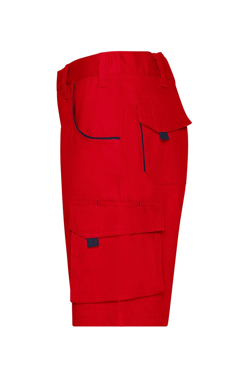 Workwear Bermudas - COLOR - "JN872" in Red/Navy, Größe 62 - Daiber