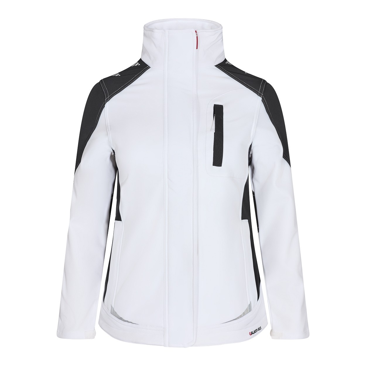 ENGEL Galaxy Damen Softshelljacke in Weiss/Anthrazit Grau, Größe XS