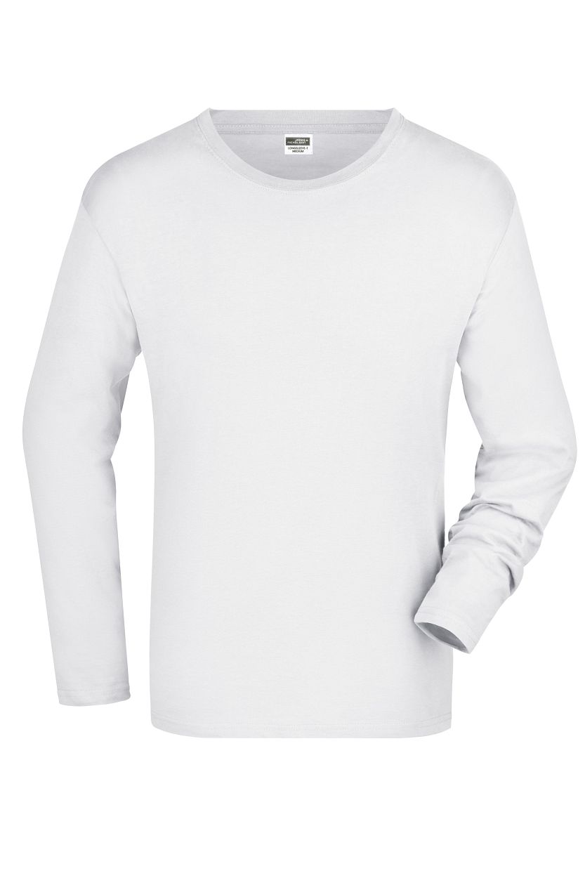 Men's Long-Sleeved Medium "JN913" in White, Größe 3XL - Daiber