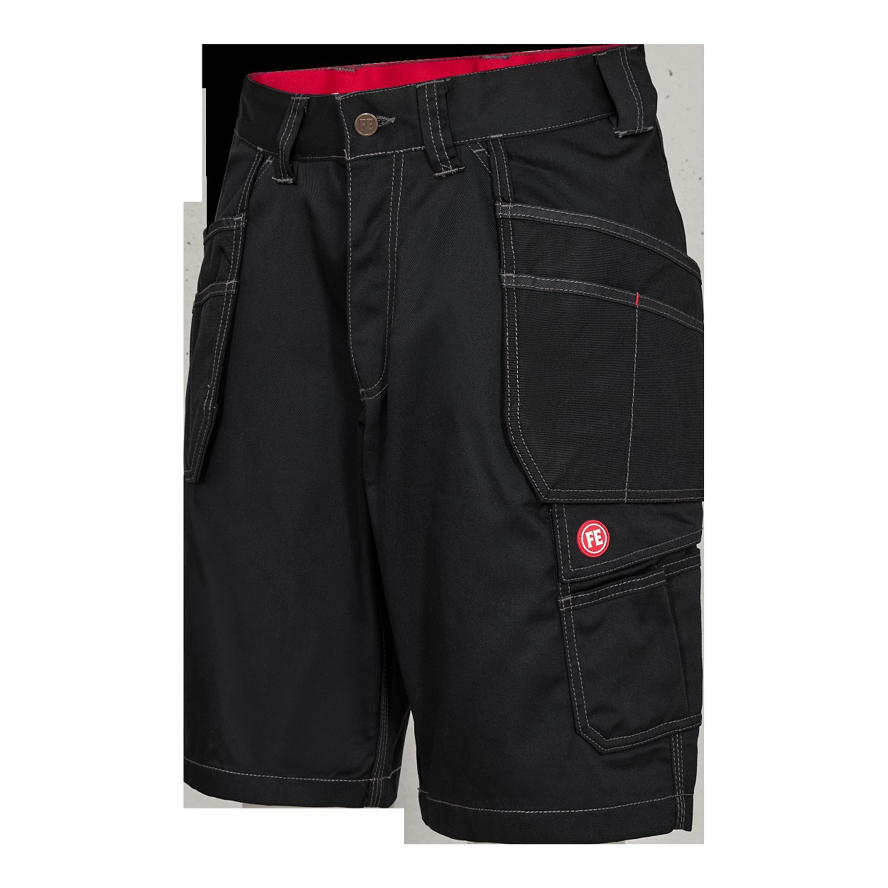 ENGEL Combat Arbeitsshorts mit Holstertaschen in Schwarz, Größe 54