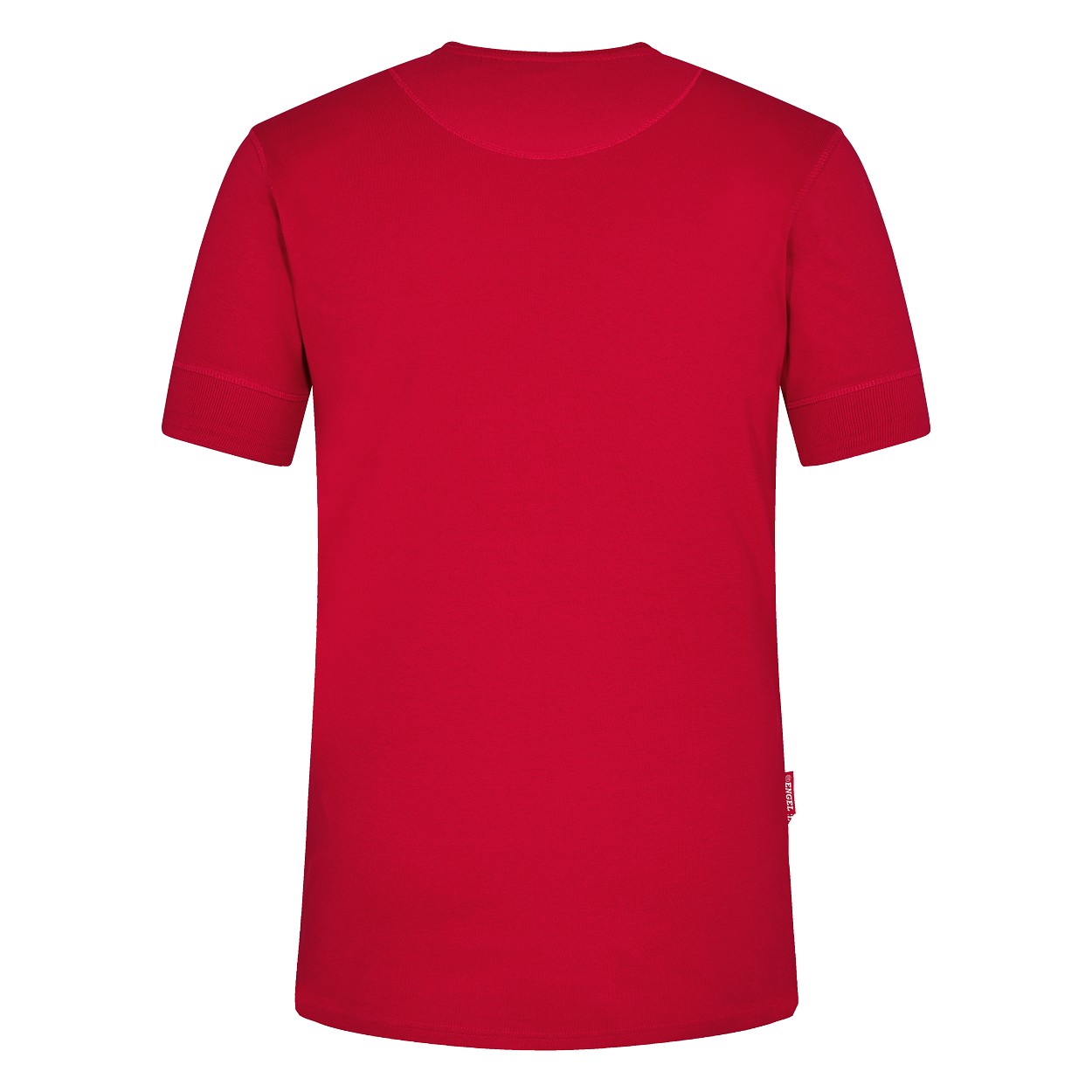 ENGEL Extend Grandad T-Shirt in Tomato Red, Größe XS