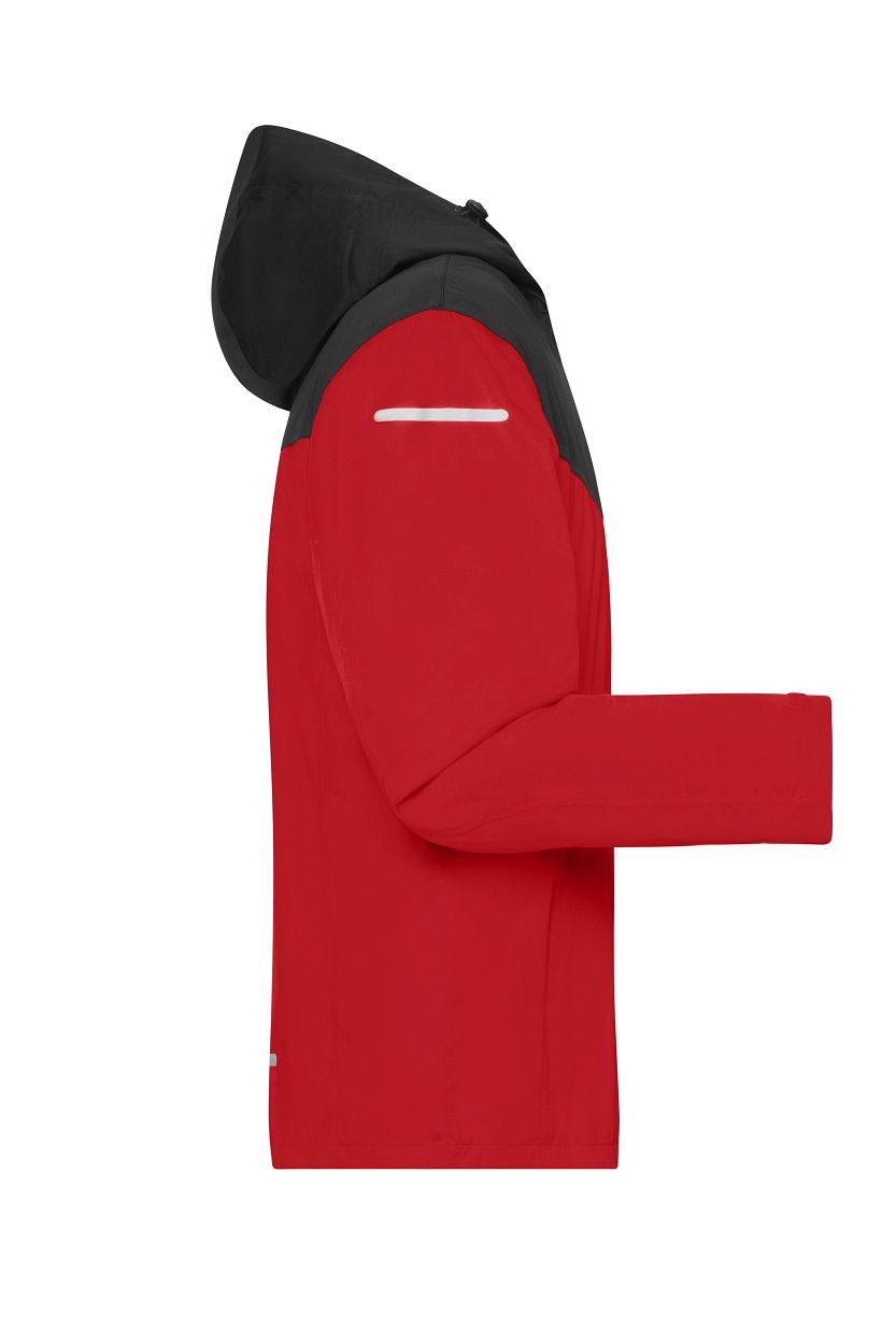 Men's Allweather Jacket GRS "JN1180" in Light-Red/Black/Light-Red, Größe 3XL - Daiber