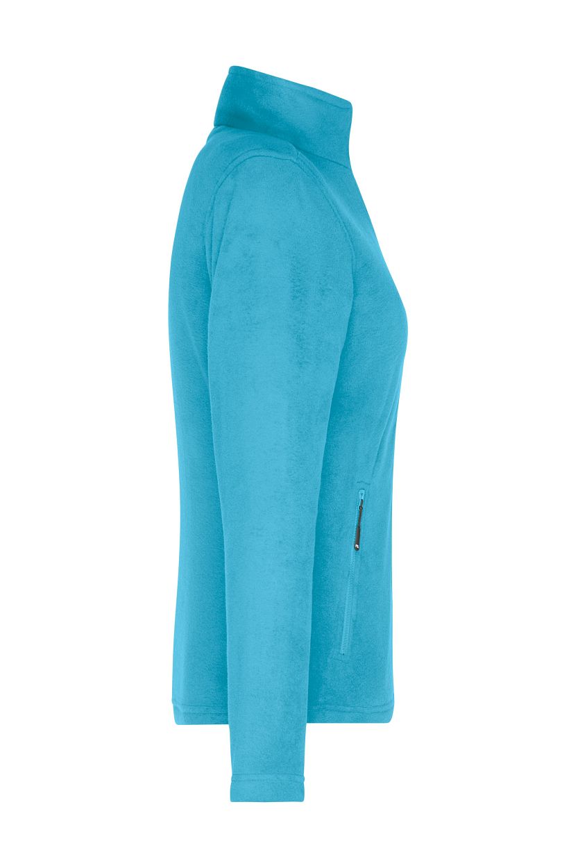 Ladies' Fleece Jacket "JN781" in Turquoise, Größe 3XL - Daiber