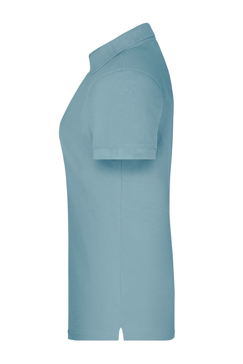 Ladies' ORGANIC Workwear Polo OCS Blended "JN873" in Steel-Blue, Größe 4XL - Daiber