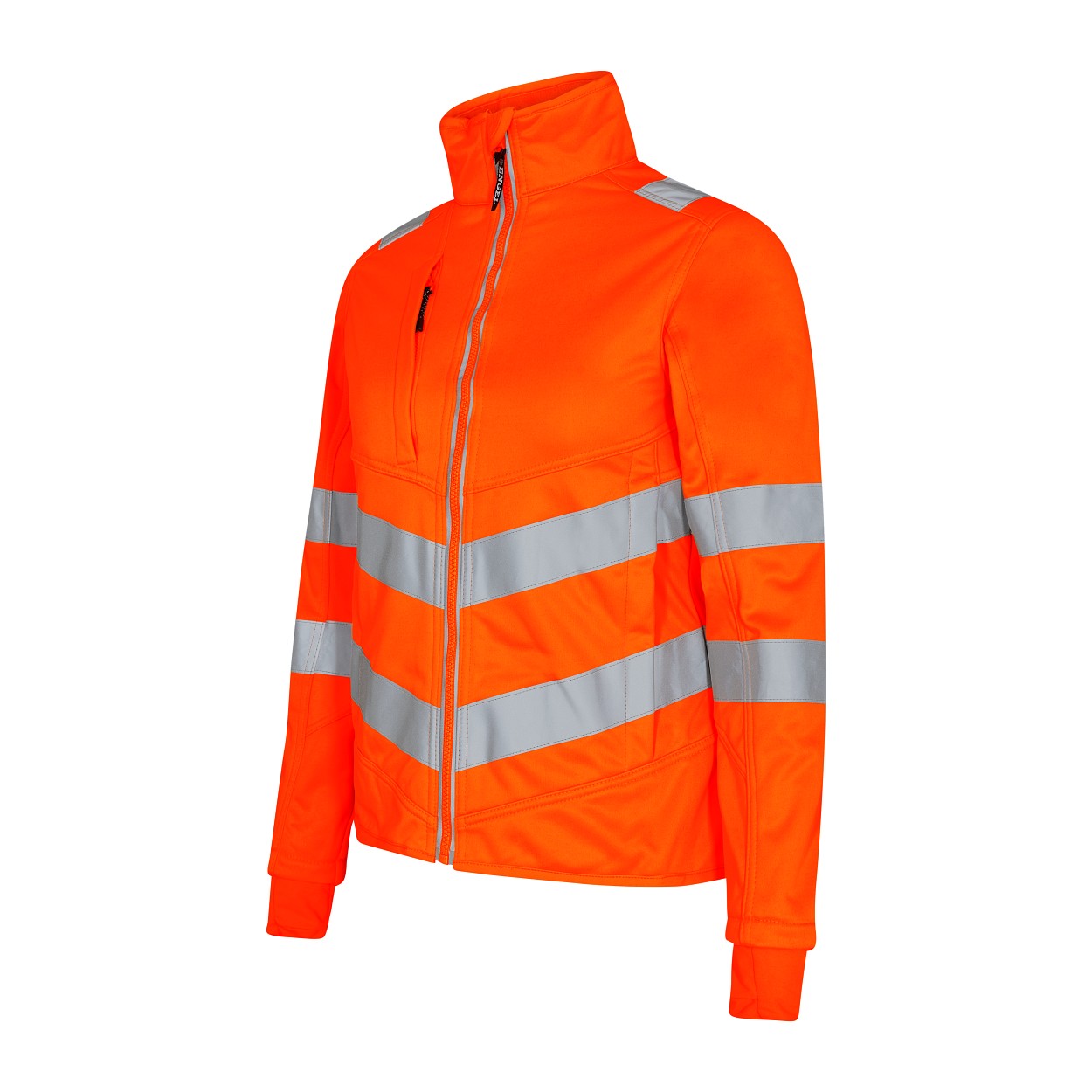 Safety Damen Softshelljacke in Hi-vis Orange, Größe XS