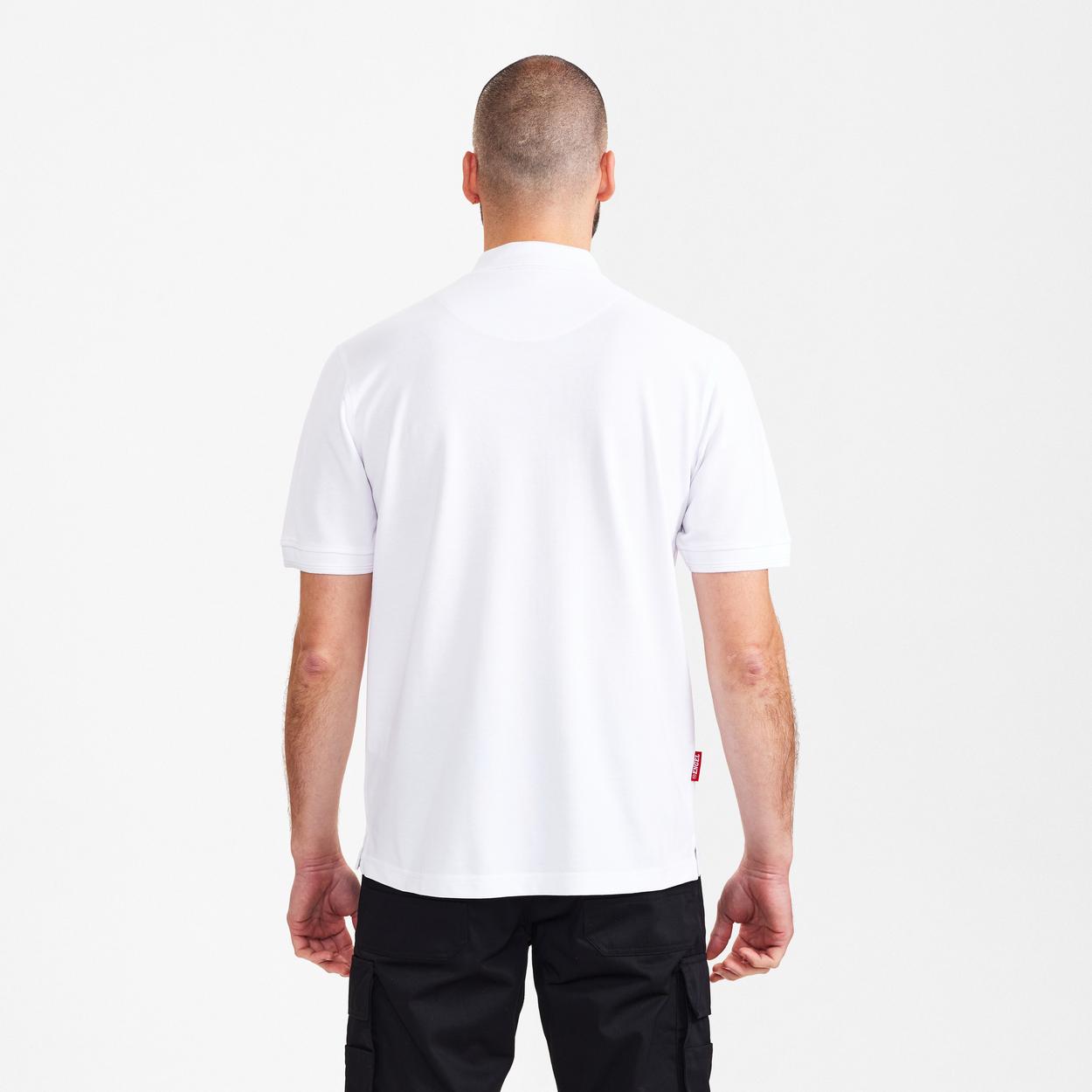 ENGEL Extend Poloshirt in Weiss, Größe 2XL