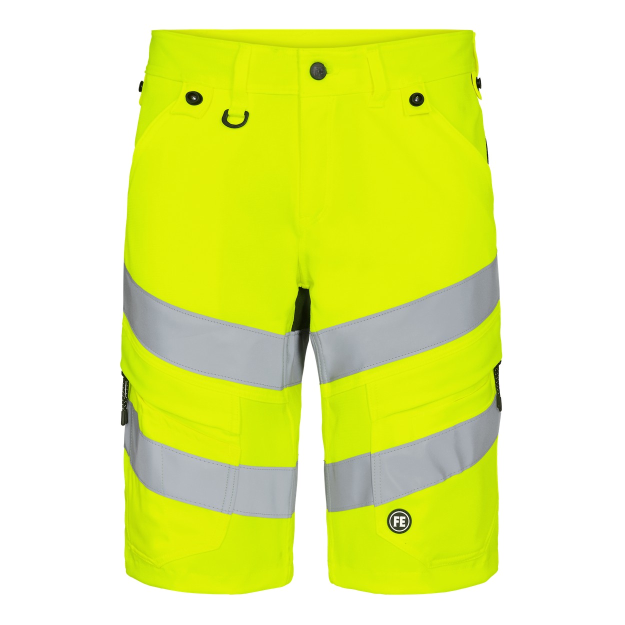 ENGEL Safety Arbeitsshorts mit 2-Wege-Stretch in Gelb/Schwarz, Größe 54