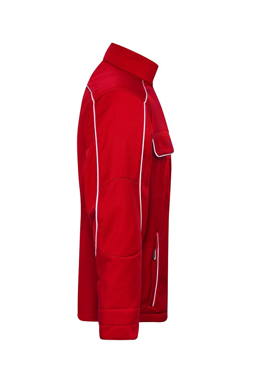 Workwear Softshell Jacket - SOLID - "JN884" in Red, Größe 6XL - Daiber