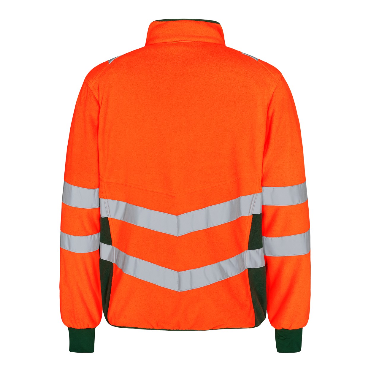 ENGEL Safety Fleecejacke in Orange/Grün, Größe XS