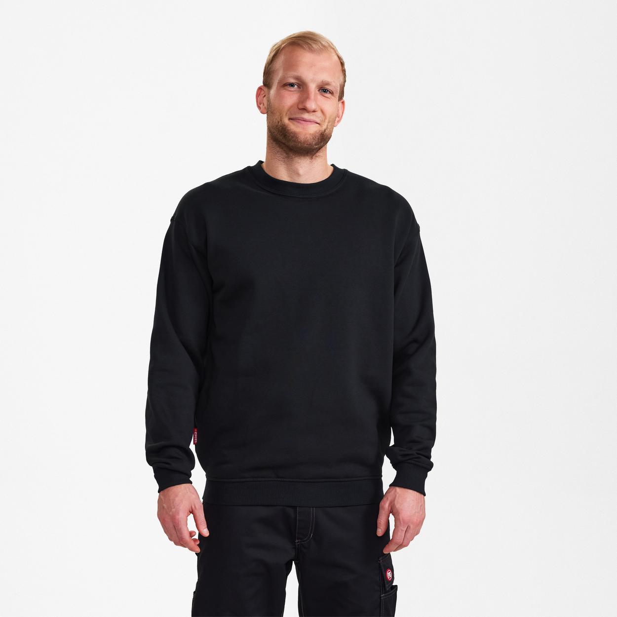 ENGEL Extend Sweatshirt in Schwarz, Größe XS