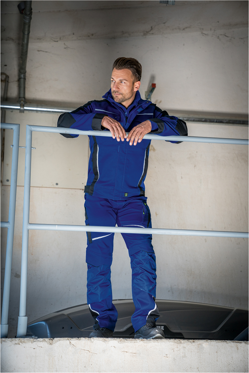 Bundjacke Flex Line Kornblau/Schwarz FLEXJ, Gr. 3XL von Leibwächter Bundhose Flex Line in Kornblau-Schwarz, Gr. 98 von Leibwächter