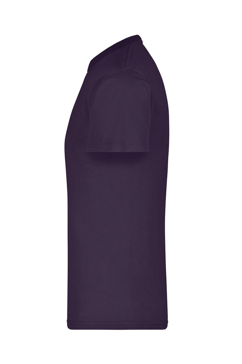 Round-T Heavy (180g/m²) "JN002" in Aubergine, Größe 5XL - Daiber