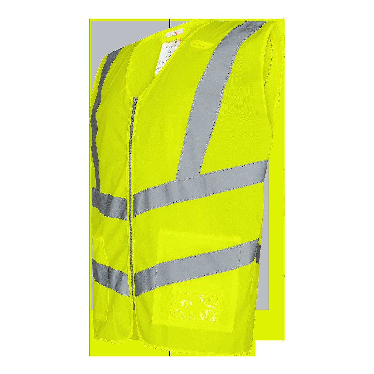 ENGEL Safety Weste mit Reißverschluss in Gelb, Größe 3XL/4XL