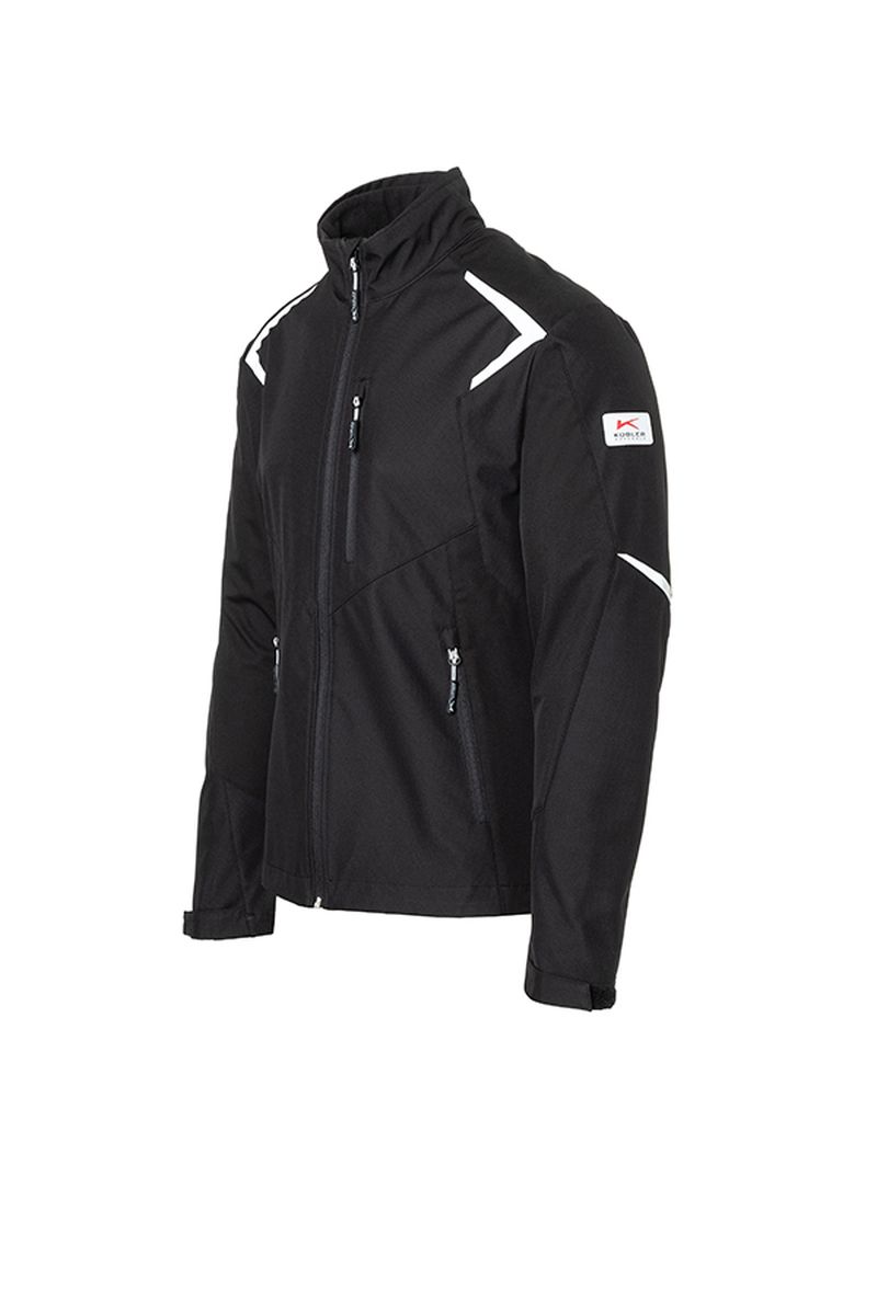 KÜBLER BODYFORCE Softshell Jacke KÜBLER BODYFORCE Softshell Jacke in Schwarz / Anthrazit, Größe 4XL