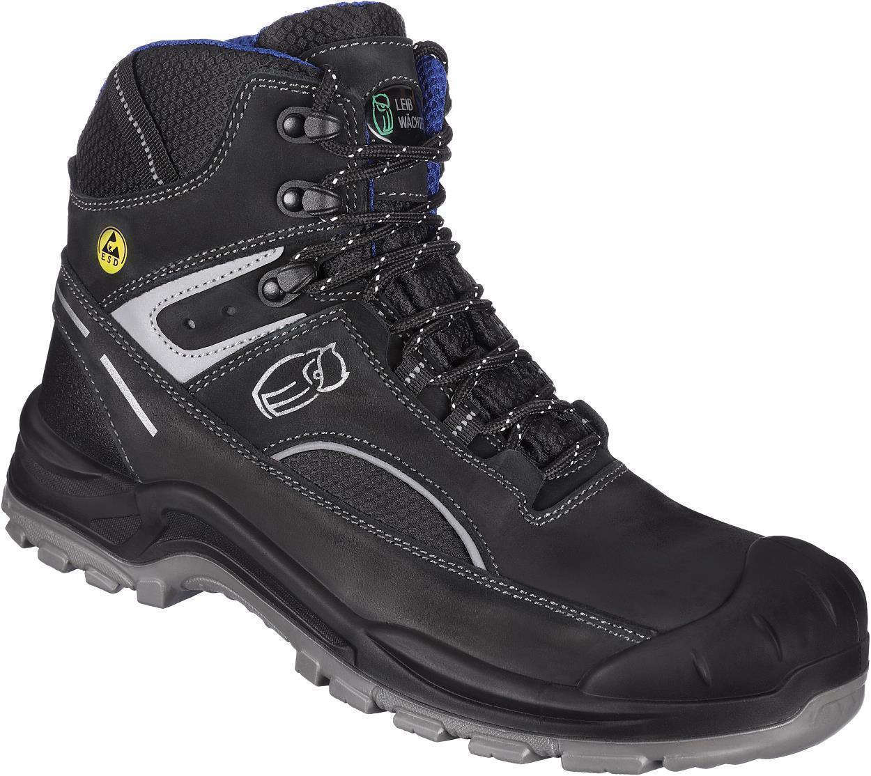 Stiefel niedrig L6128 Wien in Schwarz, Gr. 47 von Leibwächter