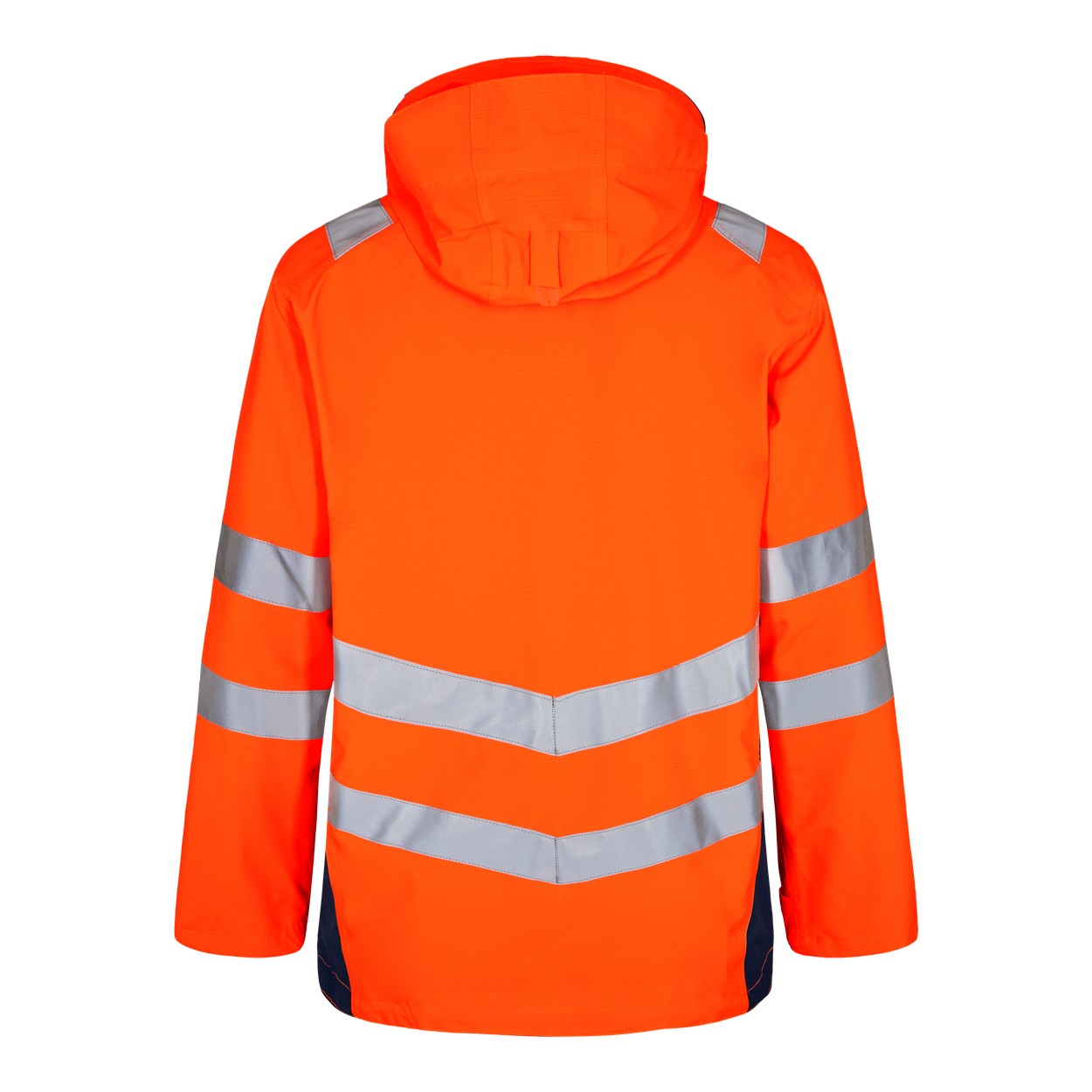 ENGEL Safety Shellparka in Orange/Blue ink, Größe XS