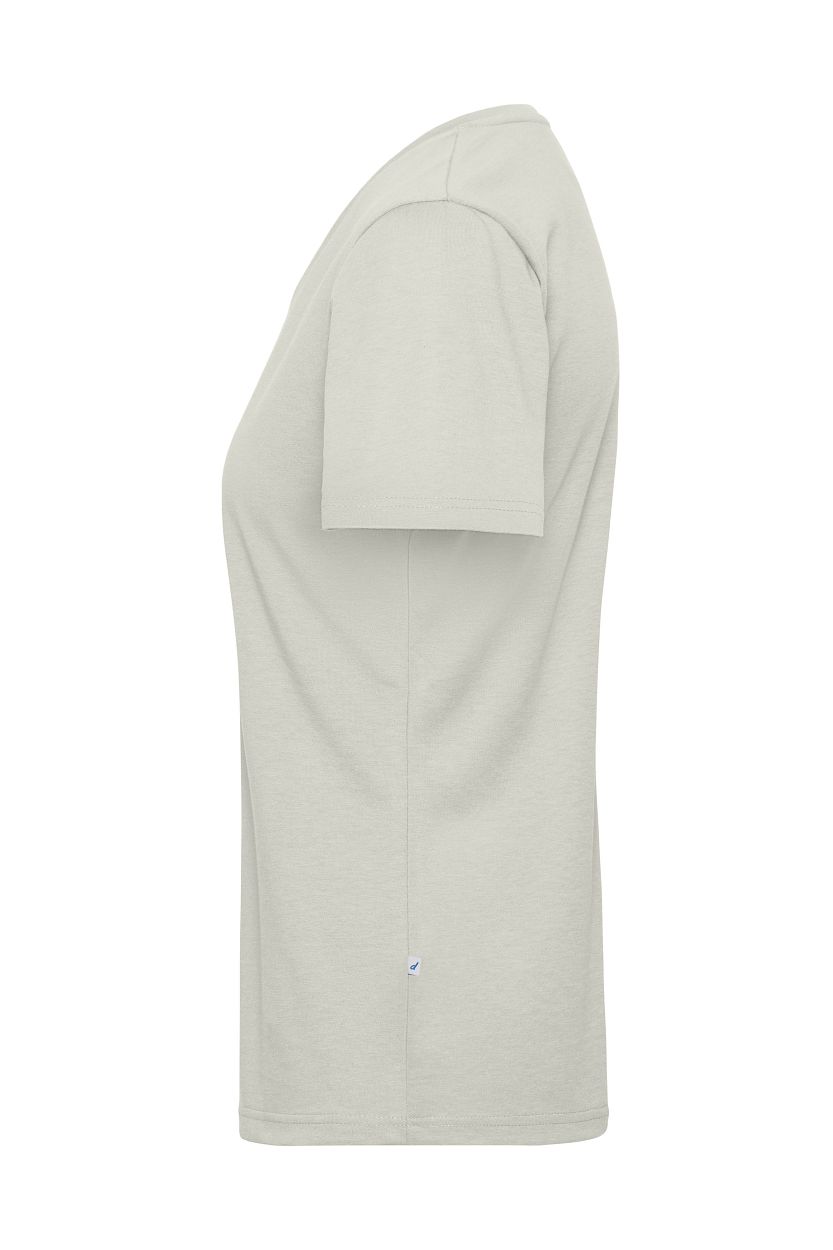 Ladies' ORGANIC Workwear T-Shirt OCS Blended "JN1807" in Cement, Größe 4XL - Daiber