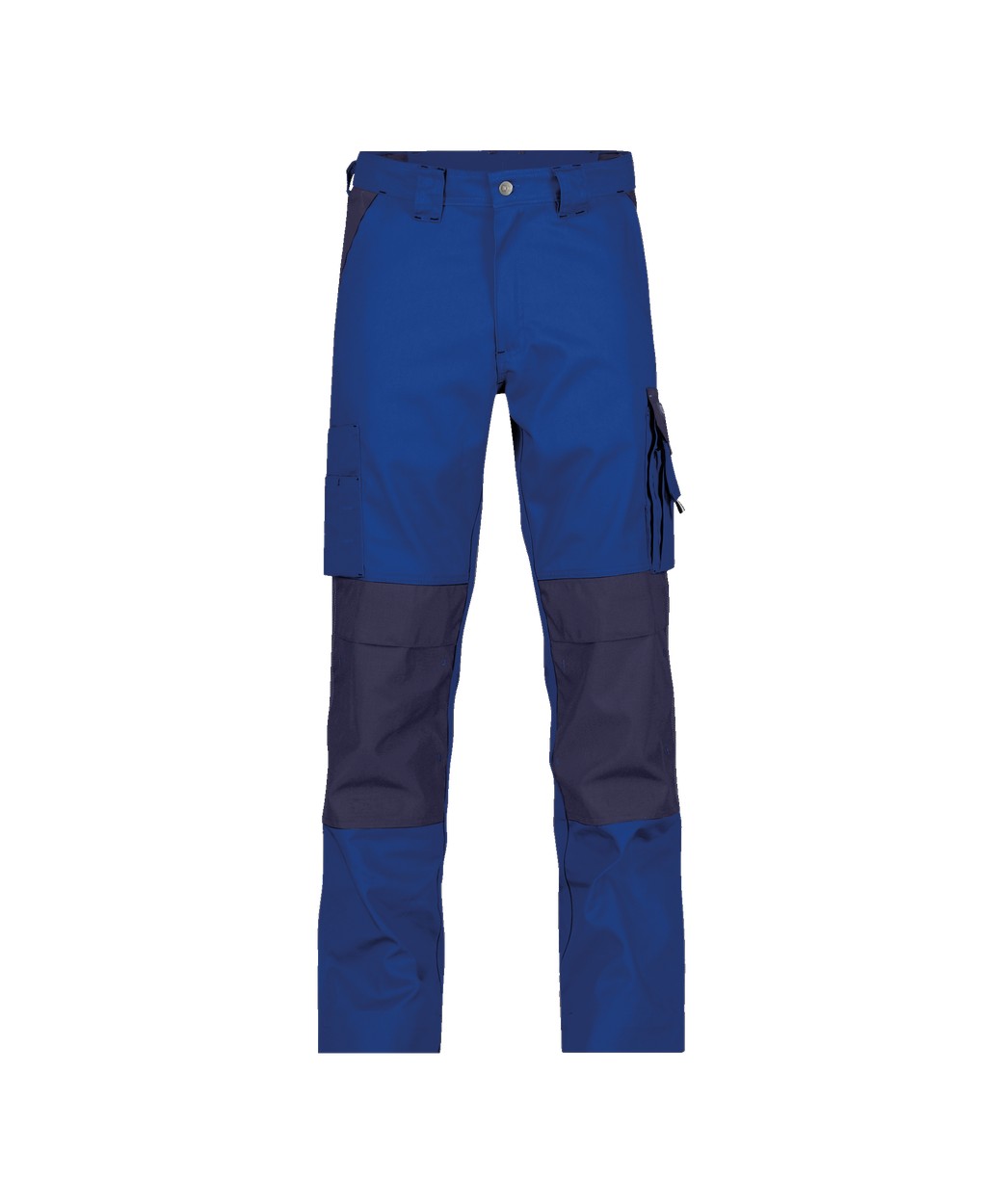 Zweifarbige Arbeitshose mit Kniepolstertaschen "DASSY® Boston" in KORNBLAU/DUNKELBLAU, Größe 58 - langer Schritt PESCO64