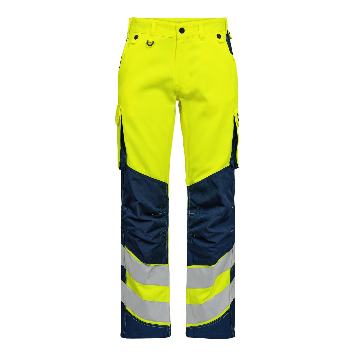 ENGEL Safety Light Arbeitshose in Gelb/Blue Ink, Größe 30