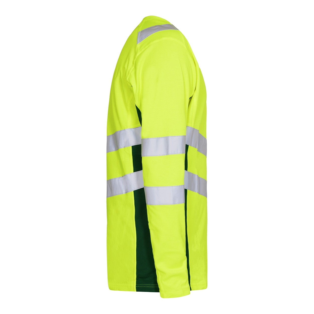 ENGEL Safety Langarm-Shirt in Gelb/Grün, Größe XS