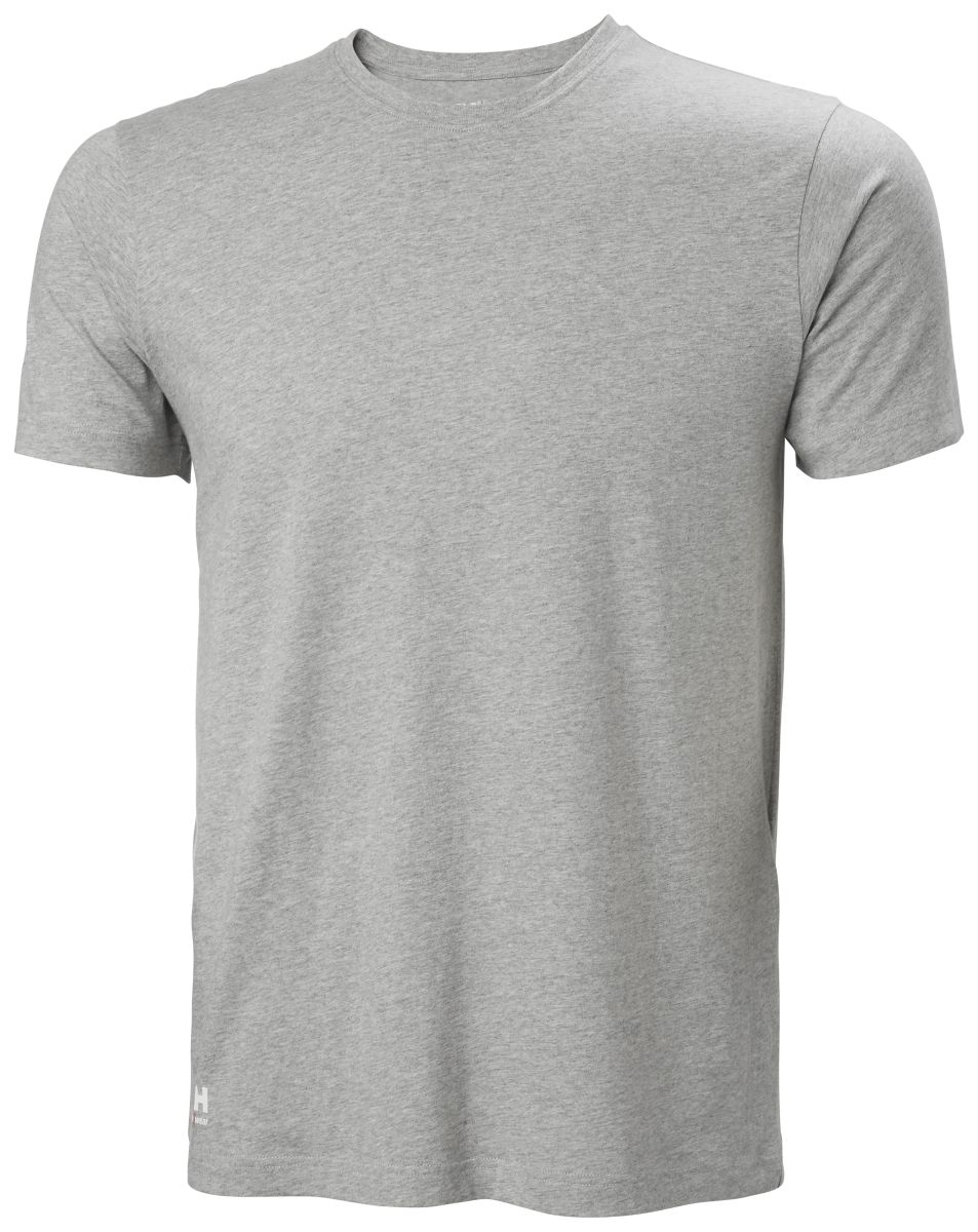 T-Shirt Classic in Grey Melange, Gr. 2XL von Helly Hansen Workwear T-Shirt Classic in Grey Melange, Gr. 2XL von Helly Hansen Workwear