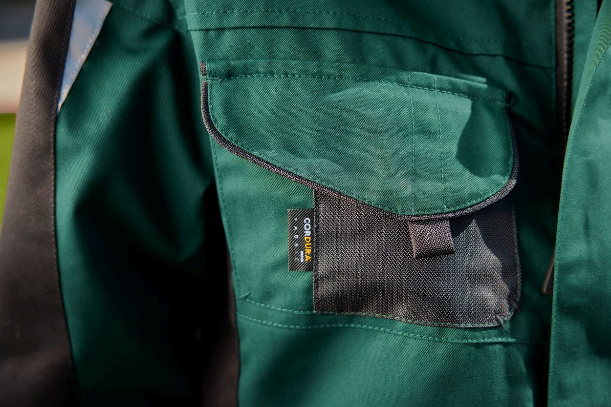 Workwear Jacket - STRONG - "JN821" in White/Carbon, Größe 6XL - Daiber