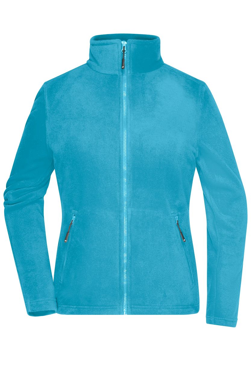 Ladies' Fleece Jacket "JN781" in Turquoise, Größe 3XL - Daiber