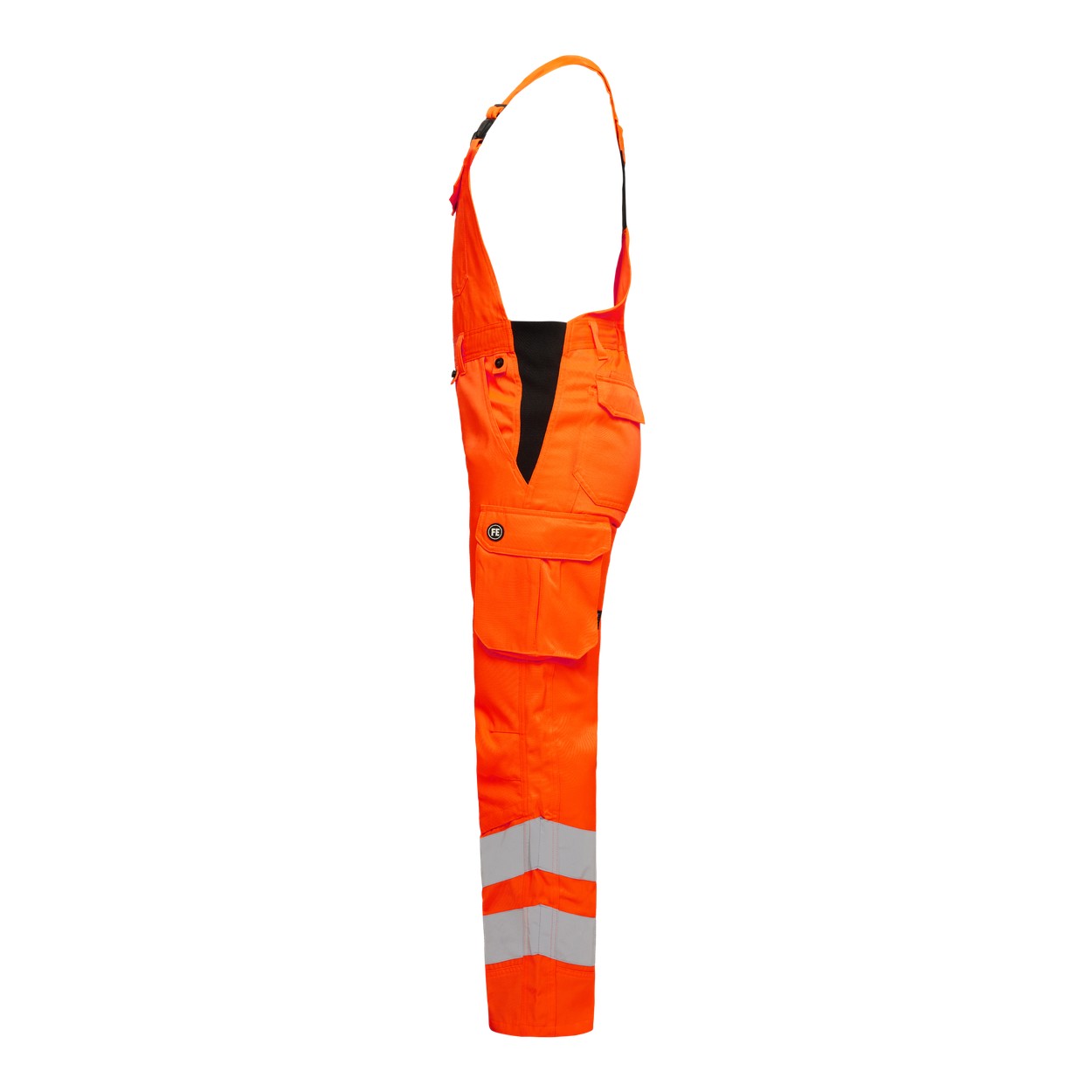 ENGEL Safety Light Damen Latzhose in Hi-vis Orange, Größe 34