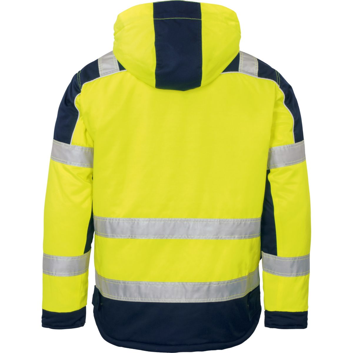 Warnschutz-Kontrast-Jacke leuchtgelb-marine von Vizwell