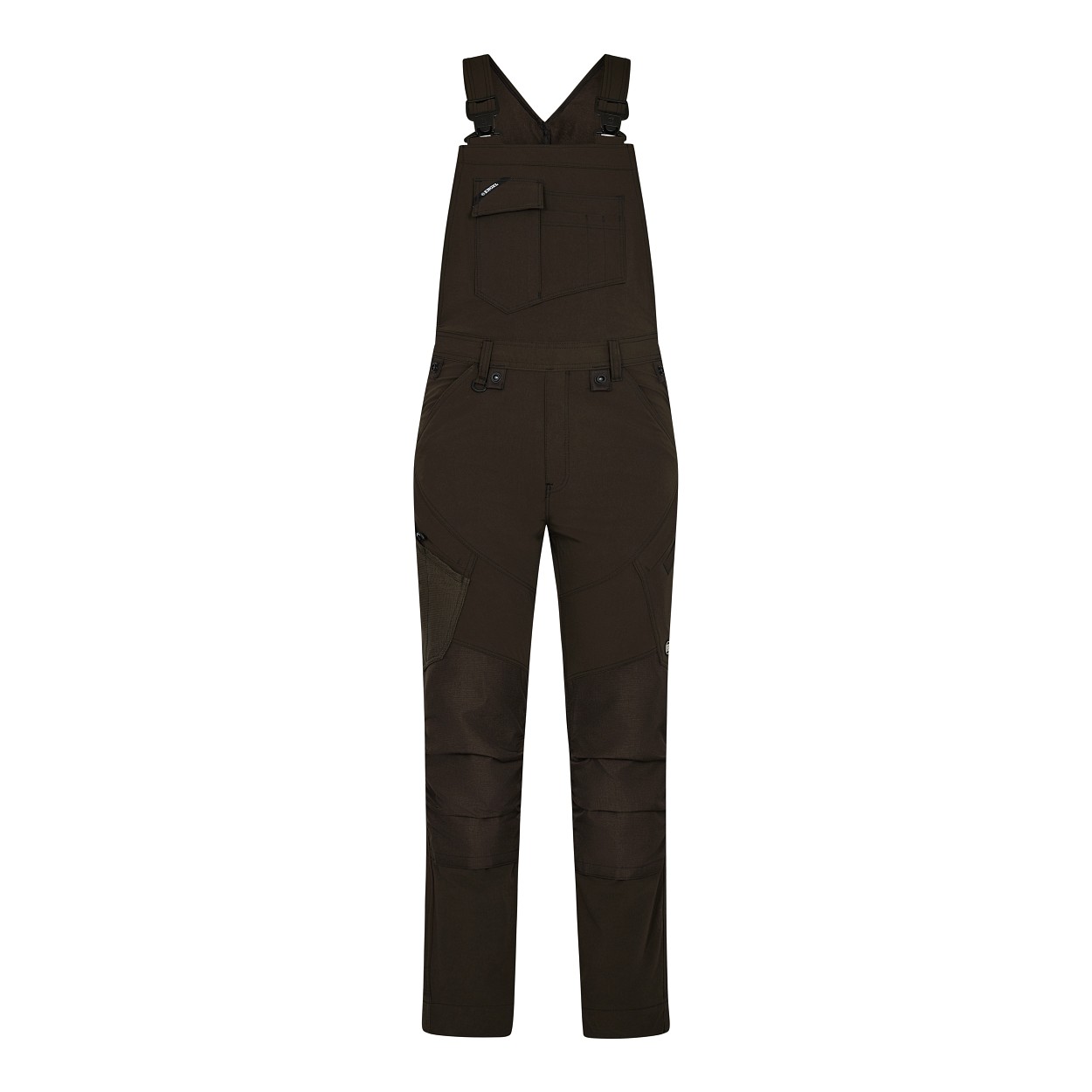 ENGEL X-treme Latzhose mit 4-Wege-Stretch in Mokkabraun, Größe 26
