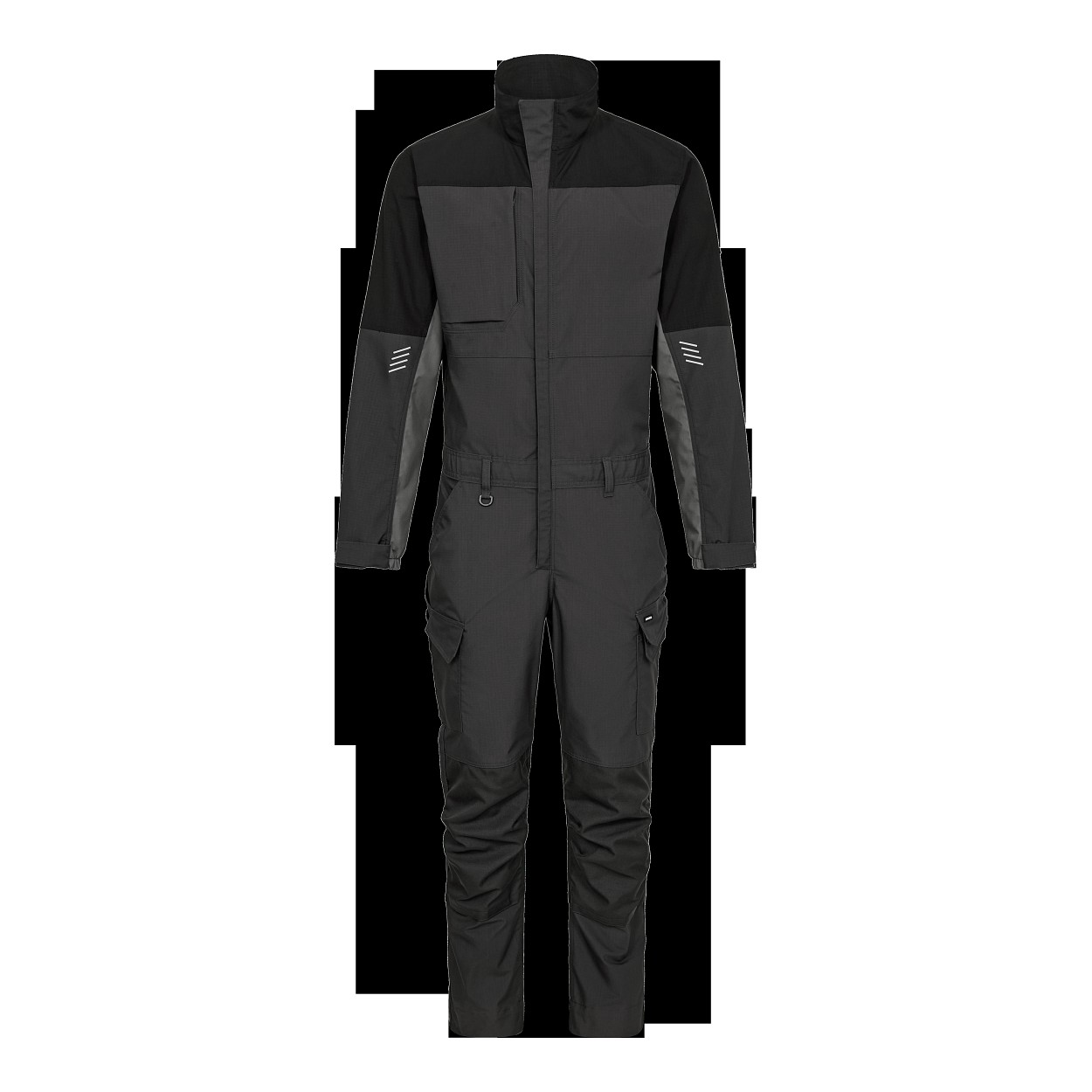 ENGEL Entire Overall mit 2-Wege-Stretch in Anthrazitgrau/Schwarz, Größe XS
