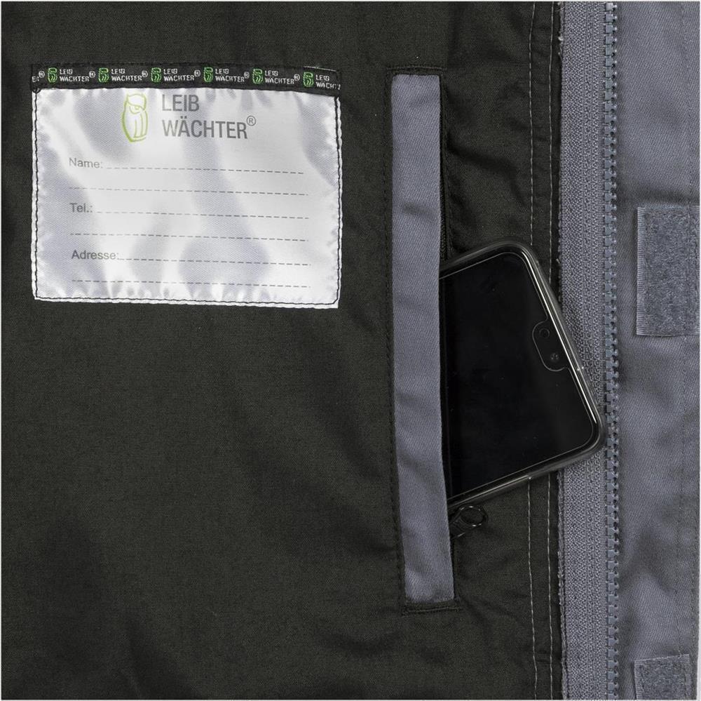 Weste Flex Line Grau/Schwarz FLEXV, Gr. 2XL von Leibwächter