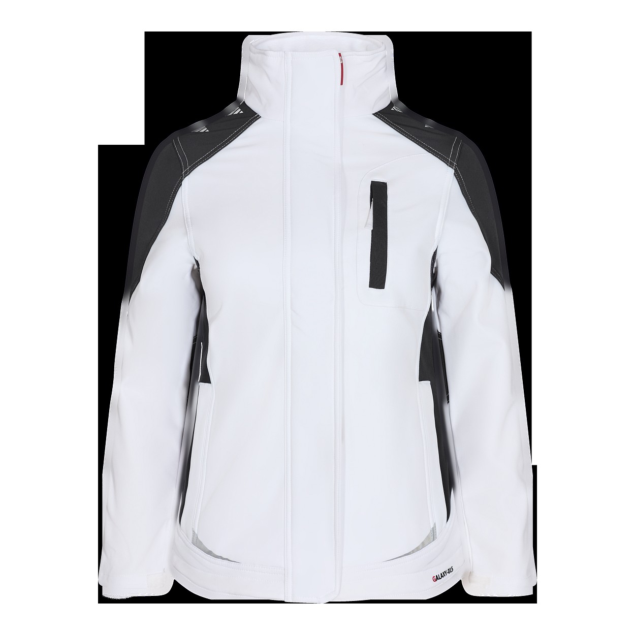 ENGEL Galaxy Damen Softshelljacke in Weiss/Anthrazit Grau, Größe XS