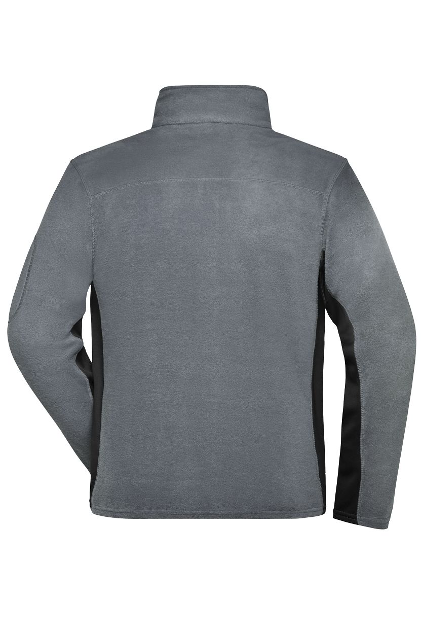 Men's Workwear Fleece Jacket - STRONG - "JN842" in Carbon/Black, Größe 6XL - Daiber