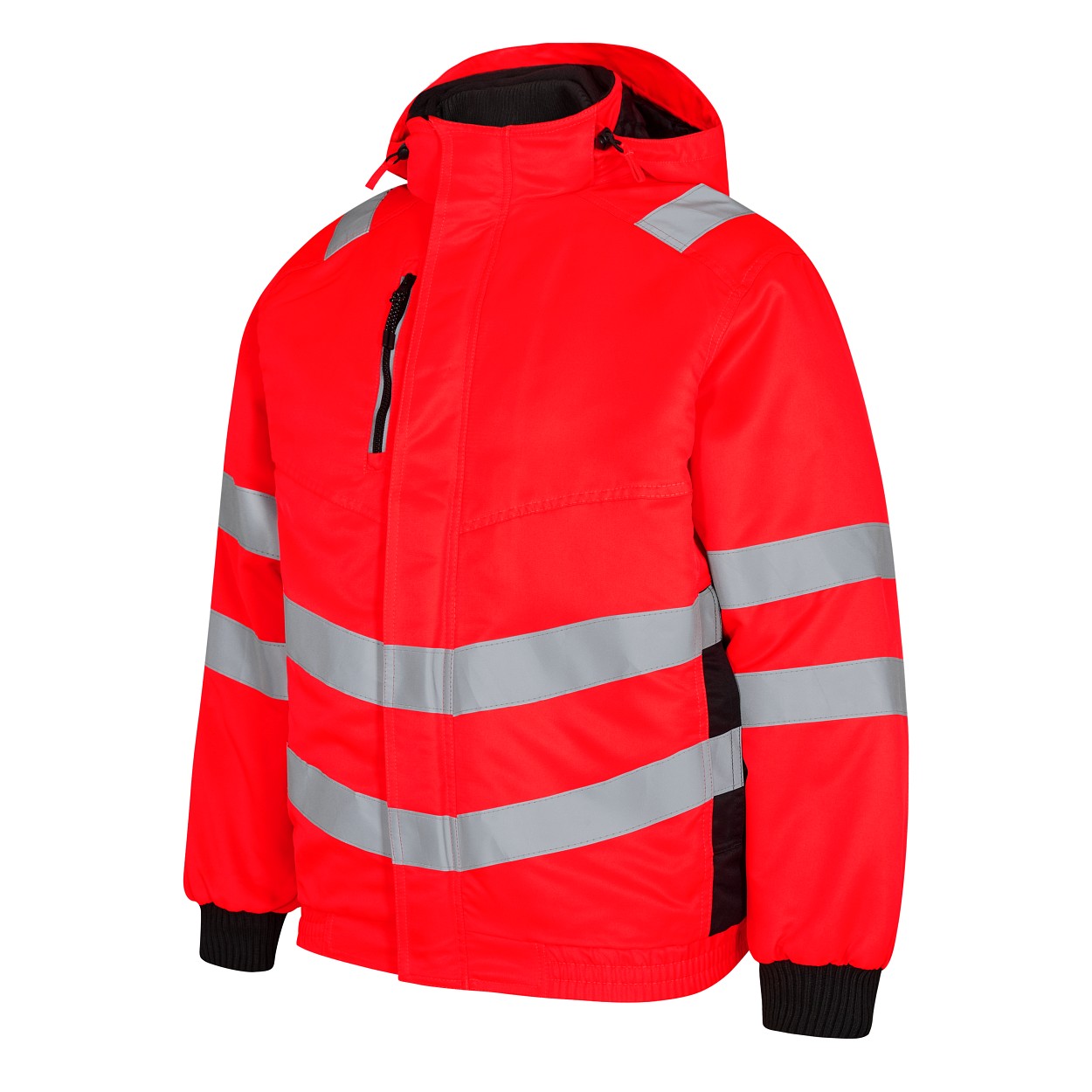 ENGEL Safety Pilotjacke in Rot/Schwarz, Größe XS