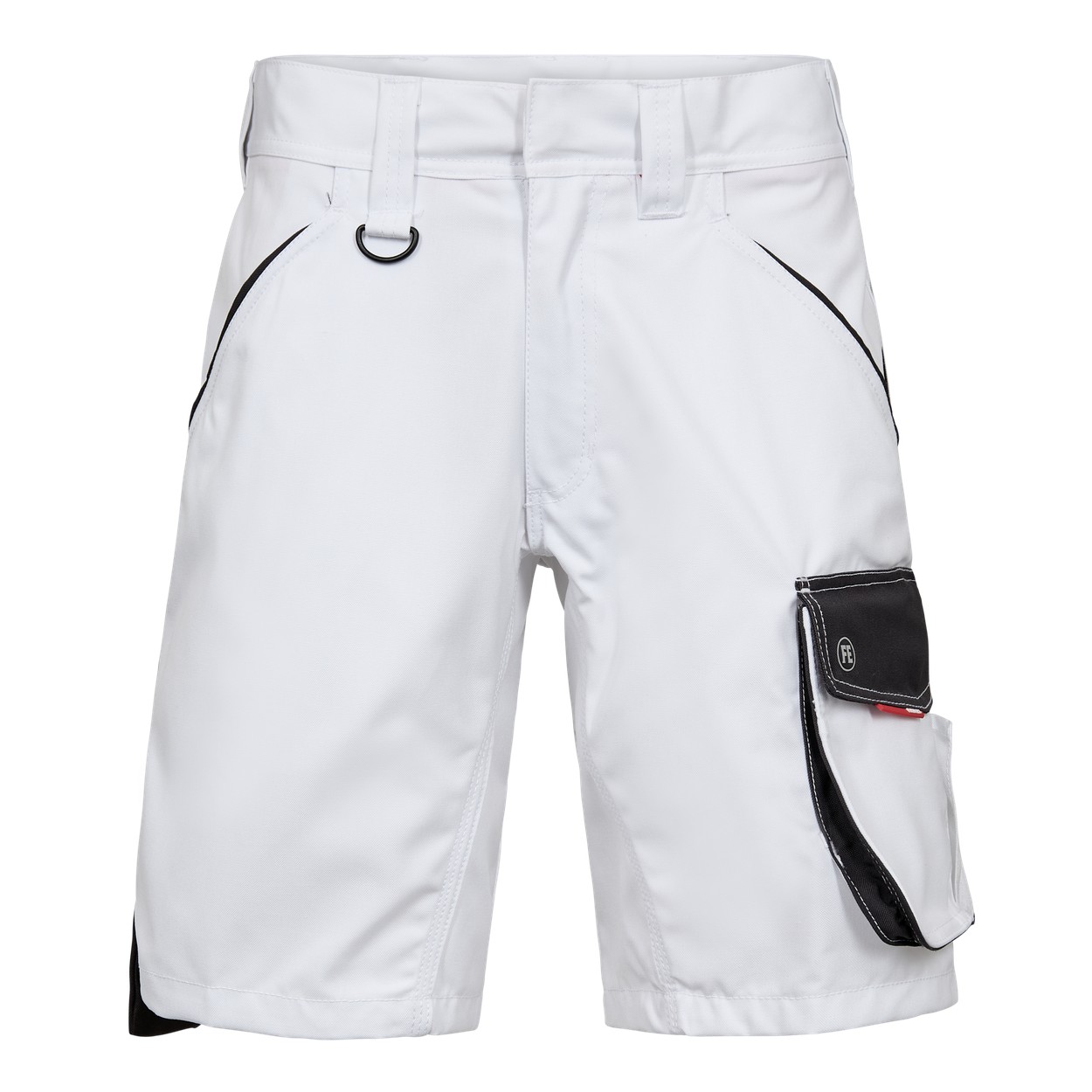 ENGEL Galaxy Arbeitsshorts in Weiss/Anthrazit Grau, Größe 54