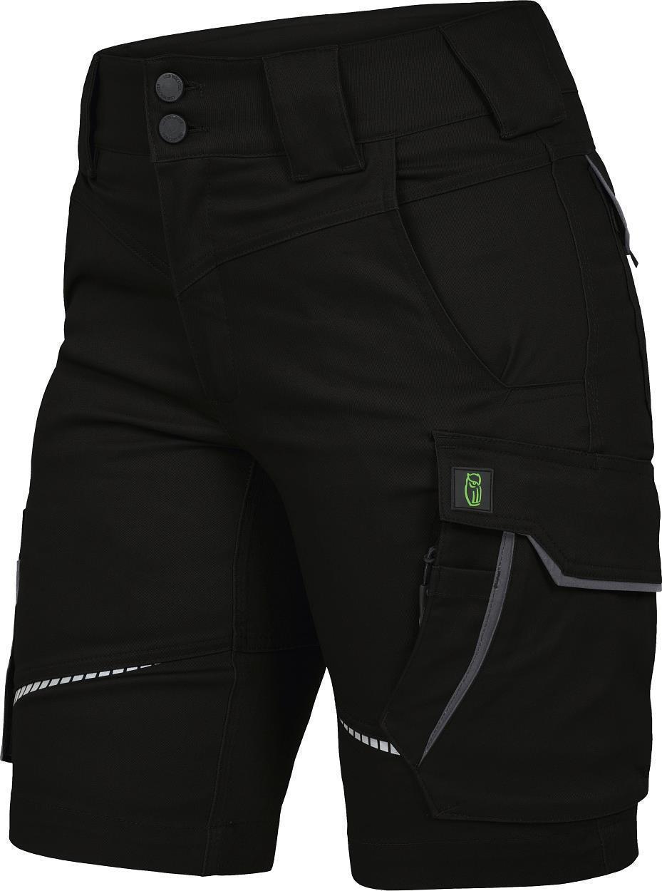 Damen Shorts Flex Line Schwarz/Grau FLXDK, Gr. 52 von Leibwächter