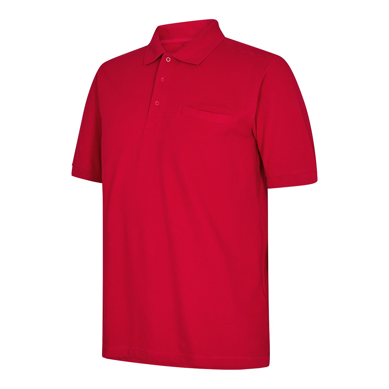 ENGEL Extend Poloshirt mit Brusttasche in Tomato Red, Größe XS