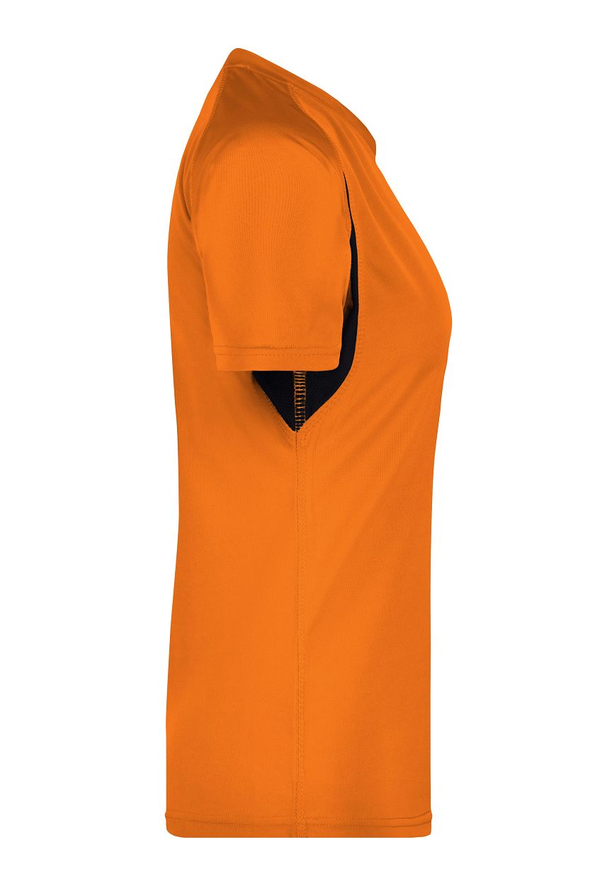 Ladies' Running-T "JN316" in Orange/Black, Größe 2XL - Daiber