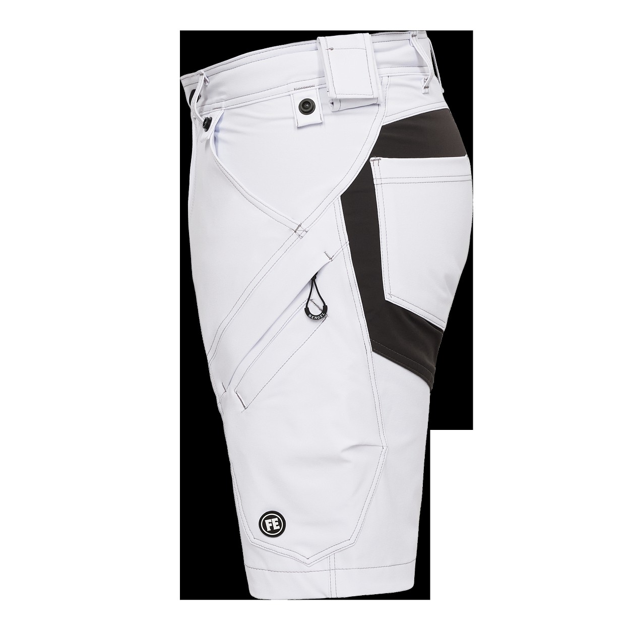 ENGEL X-treme Arbeitsshorts mit 4-Wege-Stretch in Weiss, Größe 54