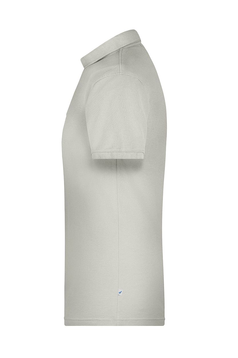 Men's ORGANIC Workwear Polo OCS Blended "JN874" in Cement, Größe 6XL - Daiber