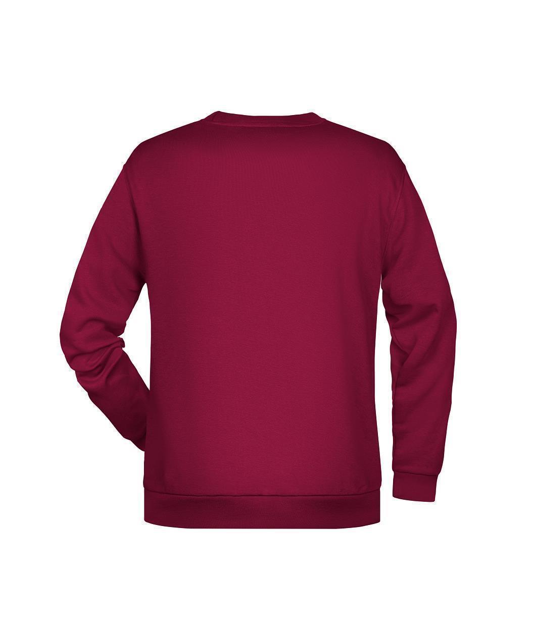 Men's Promo Sweat "JN794" in Wine, Größe 5XL - Daiber