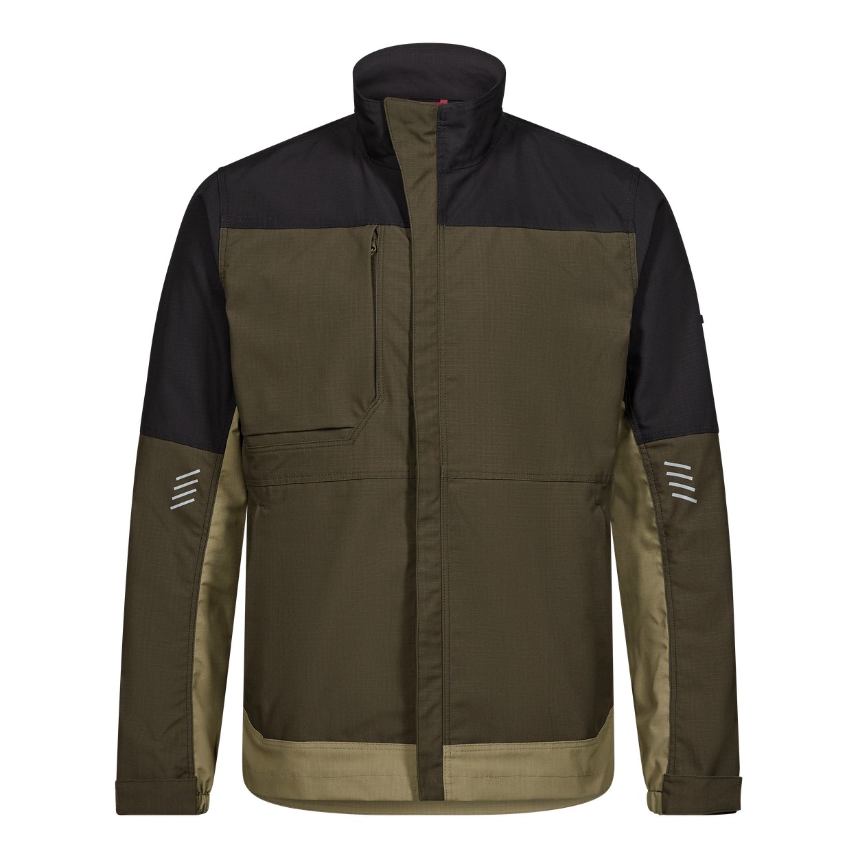 ENGEL Entire Arbeitsjacke mit 2-Wege-Stretch in Forest Green/Schwarz, Größe XS