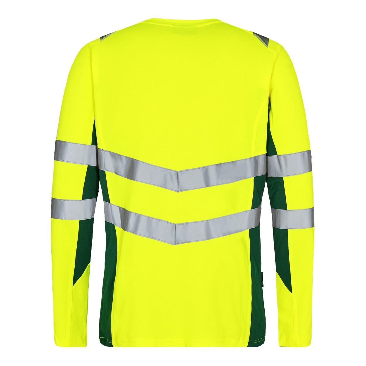 ENGEL Safety Langarm-Shirt in Gelb/Grün, Größe XS