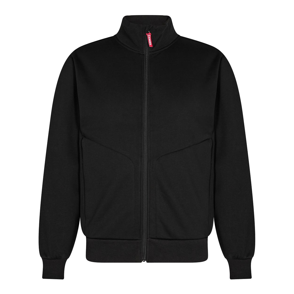 ENGEL Extend Sweat-Jacke mit hohem Kragen