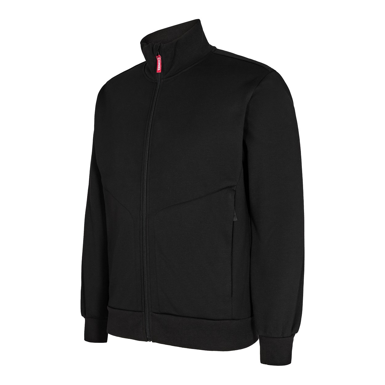 ENGEL Extend Sweat-Jacke mit hohem Kragen