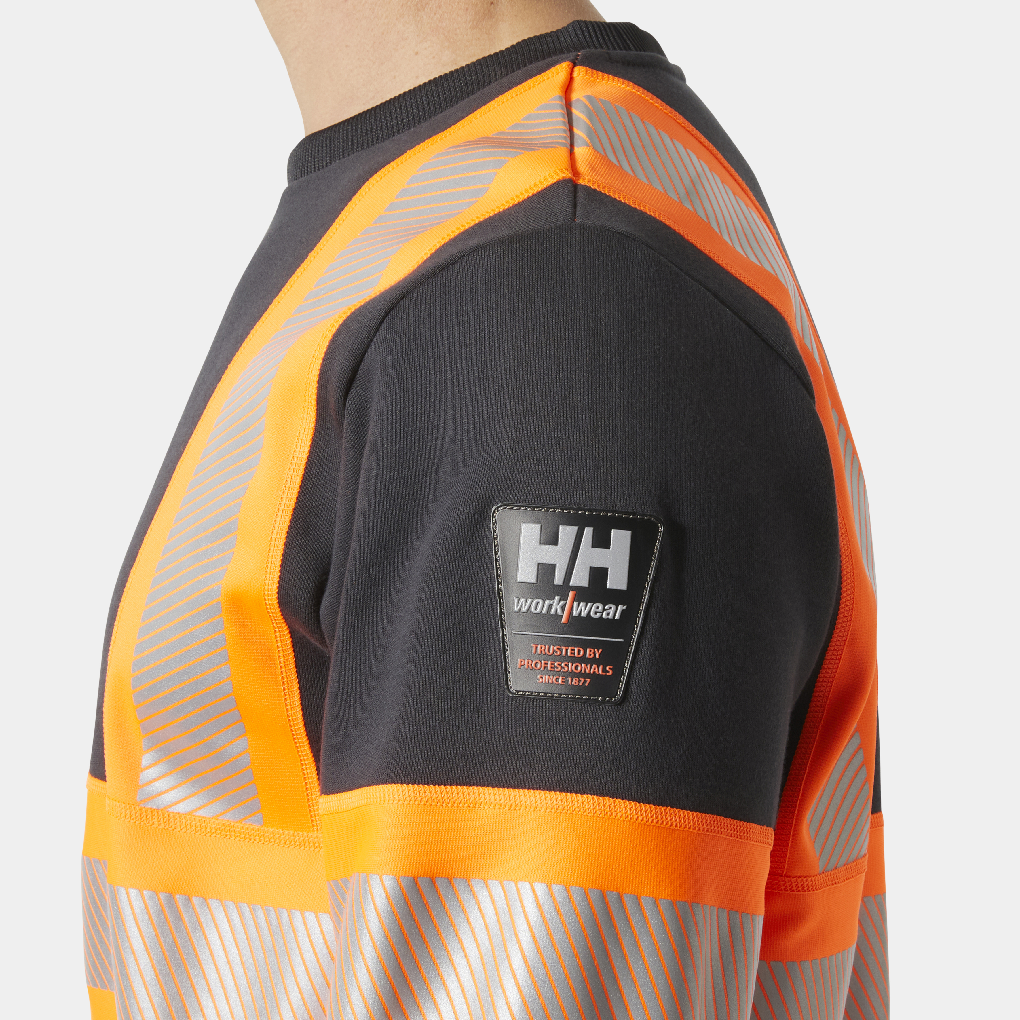 "ICU" Sweatshirt in Orange, Größe 4XL von Helly Hansen Workwear